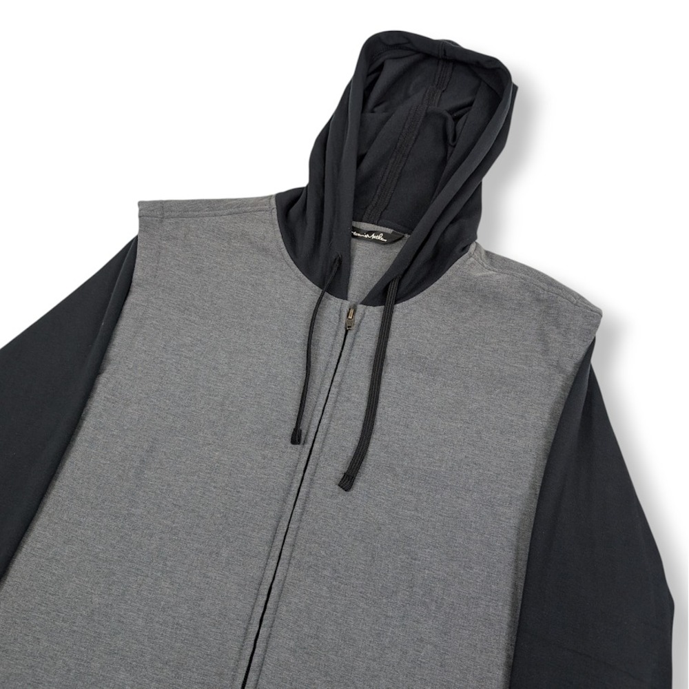 Travis‎ Mathew Large Scavenger Hoodie Jacket Mens Large Gray Hybrid Tech Active